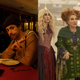 Bella Hadid and Ramy Youssef in Ramy; Sarah Jessica Parker, Bette Middler, and Kathy Najimy in Hocus Pocus 2